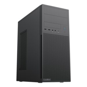 Coolbox A780 Caja Torre ATX - Tamaño Disco Soportado 3.5", 2.5" - USB-C, USB-A 3.2, USB-A 2.0 y Audio - Color Negro