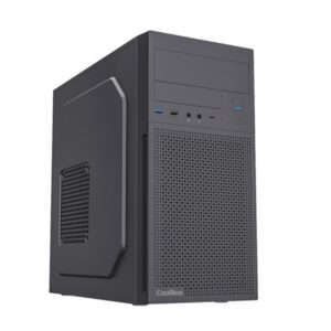 Coolbox M680 Caja Torre MicroATX - Tamaño Disco Soportado 3.5", 2.5" - USB-C, USB-A 3.2, USB-A 2.0 y Audio - Fuente de Alimentación de 500W - Color Negro