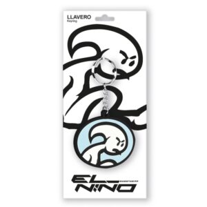 Safta el Niño Life Is Fun Llavero - Ideal Como Regalo - 80x30mm - Color Blanco y Negro