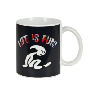 Safta el Niño Life Is Fun Taza Ceramica de 350ml - 80x95mm - Color Blanco