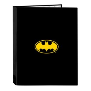 Safta Batman Game Over Carpeta con 4 Anillas 25mm - Tapas Duras Forradas - Formato Folio - 265x40x330mm - Color Negro
