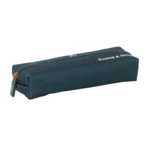 Safta Harper and Neyer Portatodo - Cremallera - Goma Elastica - 0.53L - 220x70x40mm - Color Azul Marino