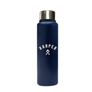 Safta Harper and Neyer Botella Termo de 500ml - Acero Inoxidable - 70x225mm - Color Azul Marino