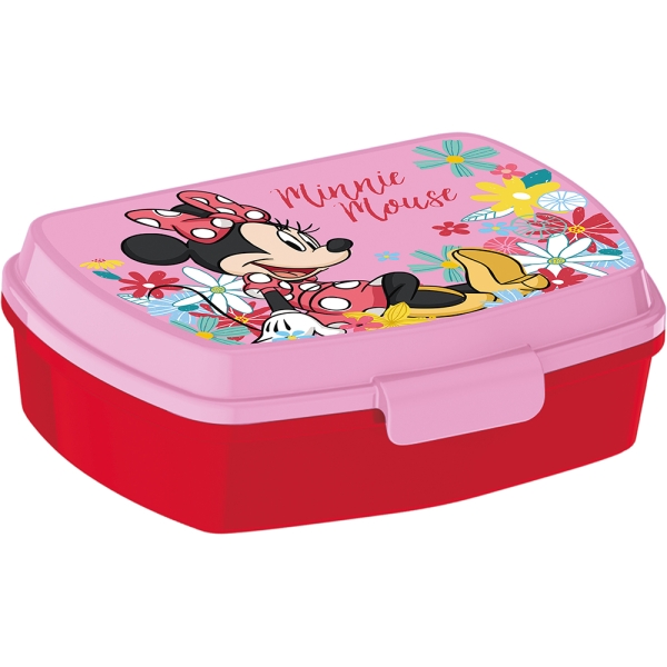 Safta Minnie Mouse Naive Sandwichera - PVC sin BPA - Rectangular - Color Rosa