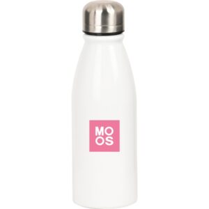 Safta Moos Passion Botella Metalica de 500ml - 60x240mm - Color Blanco