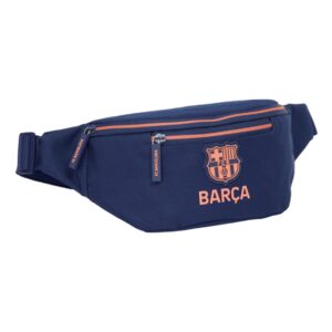Safta F.C.Barcelona 2ª Equipacion Bolsa de Cintura - Cremallera - Cintas Ajustables - 2.49L - Material Resistente - 230x90x120mm - Color Azul Marino