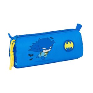Safta Batman Preescolar Portatodo - Cremallera - 1.2L - 210x70x80mm - Color Azul