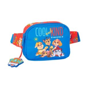 Safta Paw Patrol Cool Bolsa de Cintura - Cintas Ajustables - 0.62L - Material Resistente - 140x40x110mm - Color Azul