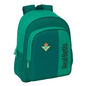 Safta Real Betis Balompie Mochila Infantil - Adaptable a Carro - Bolsillos Laterales - Hombreras Acolchadas - Bolsillo Frontal - Asa Superior - Resistente al Agua - 10L - 280x100x340mm - Color Verde