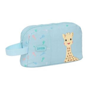 Safta Sophie la Girafe Dreams Portadesayunos Termico de 1.7L - Interior Forrado en Aluminio - Repelente al Agua - 215x65x120mm - Color Azul Claro