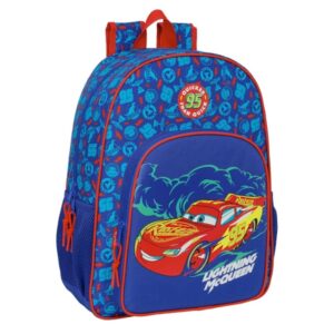 Safta Cars Mochila Adaptable a Carro - Portabotellas - Doble Tirador en Cremallera - Hombreras Acolchadas - Asa de Mano Superior - 19L - 330x140x420mm - Color Azul