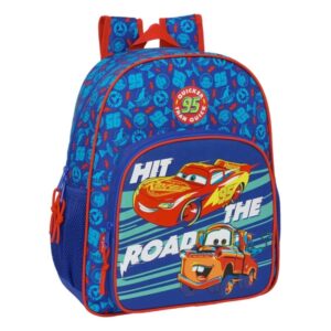 Safta Cars Mochila - Adaptable a Carro - Bolsillos Laterales - Doble Tirador - Hombreras Acolchadas - Asa Superior - 15L - 320x120x380mm - Color Azul