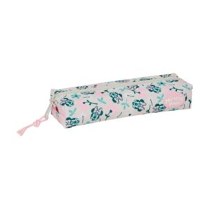 Safta Minnie Mouse Minty Portatodo - Cremallera - Goma Elastica - 0.53L - 220x70x40mm - Color Rosa Pastel