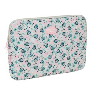 Safta Minnie Mouse Minty Funda para Portatil hasta 15.6" - Interior Acolchado - 3.80L - Proteccion contra Golpes - 395x35x275mm - Color Rosa Pastel