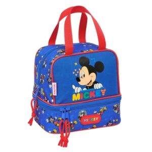 Safta Mickey Mouse Today Portameriendas de 6L - Asas Superiores - 200x150x200mm - Color Azul