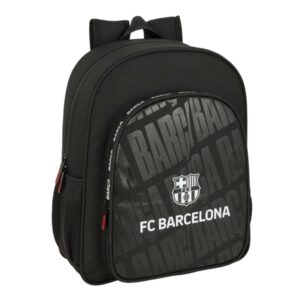Safta F.C.Barcelona Mochila - Adaptable a Carro - Bolsillos Laterales - Doble Tirador - Hombreras Acolchadas - Asa Superior - 15L - 320x120x380mm - Color Negro