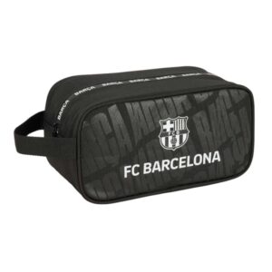 Safta F.C.Barcelona Zapatillero - Asa Lateral - 6L - Facil Transporte - Compacto y Ligero - 290x140x150mm - Color Negro