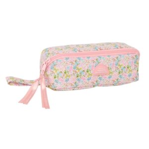 Safta VMB Portatodo - 2.2L - Cremallera Diagonal - Asa Lateral - Compartimento Interior - 200x80x80mm - Color Rosa