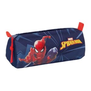 Safta Spider-Man Portatodo - Cremallera - 1.20L - 210x70x80mm - Color Azul Marino
