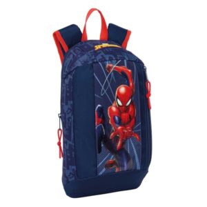 Safta Spider-Man Mini Mochila - Hombreras Ergonomicas - Asas de Mano - 8.5L - Espalda Acolchada - Ajustables en Hombreras - Ideal para Uso Diario - 220x100x390mm - Color Azul Marino