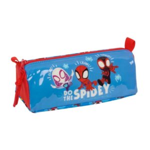Safta Spidey Portatodo - Cremallera - 1.20L - 210x70x80mm - Color Rojo y Azul