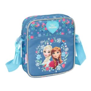 Safta Frozen Bolsito con Bandolera - 1L - Ideal para Uso Diario - Ligero y Practico - 160x40x180mm - Color Azul