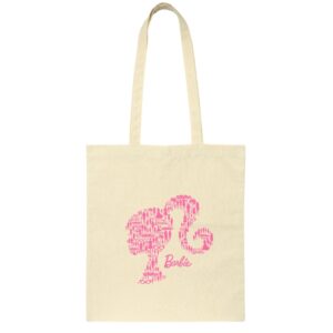 Safta Barbie Tote Bag Bolsa de Tela - Asas de Mano - Color Beige