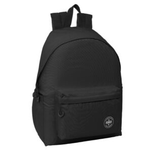 Safta Munich Teen Black Mochila para Portatil hasta 14.1" - 17.3L - Ergonomico - Correas Ajustables - 310x130x430mm - Color Negro