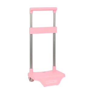 Safta Carro Portamochilas - Sujecion Universal - Material Resistente - Modelo Patentado - 20x170x675mm - Color Rosa