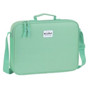 Safta Blackfit8 Maletin con Cremallera - Bandolera Ajustable - Asa Forrada - Doble Tirador - Fondo Semirigido - Interior Extraible - Comoda y Practica - Color Turquesa