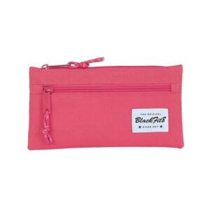 Safta Blackfit8 Fresa Portatodo - Bolsillo con Cremallera - 0.25L - 220x10x110mm - Color Rosa