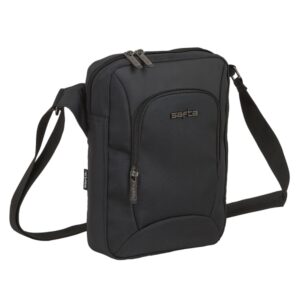 Safta Business Bandolera - Acolchado para Tablet - Tirador Doble - Bandolera Ajustable y Extraible - Hombrera Acolchada - 3.83L - 220x60x290mm - Color Negro