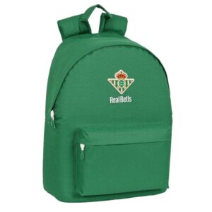 Safta Real Betis Balompie Mochila para Portatil hasta 14.1" - Bolsillo para Tablet - Bolsillo Frontal - Bolsillo Trasero - Tirador Doble - Hombreras Ergonomicas - 310x160x410mm - Color Verde