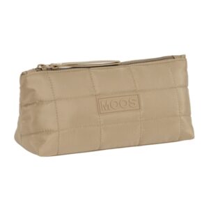 Safta Moos Capsula Camel Neceser Compacto de 2L - Cremallera - Cuadradro - Acolchado - 230x80x120mm - Color Arena