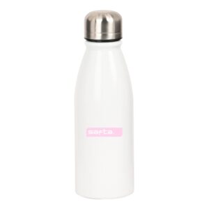 Safta Botella Metalica de 500ml - 60x240mm - Color Blanco