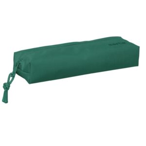 Safta Portatodo - 0.53L - Rectangular - Cremallera - Goma Elastica - 220x70x40mm - Color Verde
