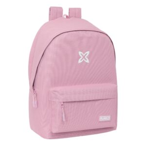 Safta Munich Basicos Mochila para Portatil hasta 15.6" - Antirrobo - Bolsillo Frontal - Conector USB - Base Acolchada - Hombreras Ergonomicas - Asa Superior - 310x180x440mm - Color Rosa