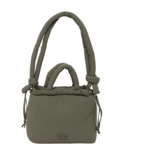 Safta Moos Capsula Bolso - Cierre de Iman - Cremallera - Asas Acolchadas - 6.34L - Estructura Acolchada - 240x110x240mm - Color Verde
