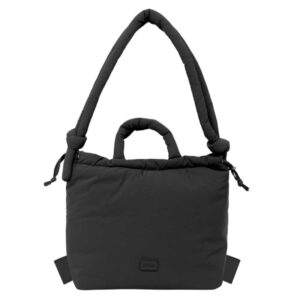 Safta Moos Capsula Mochila para Portatil hasta 14.1" - Cierre de Iman - Bolsillo Interior - Cierre con Cordones - Bolsillo Exterior - Asas Acolchadas - 18.80L - 400x170x310mm - Color Negro