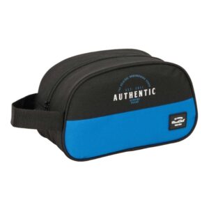 Safta Blackfit8 Underground Neceser de 5L - Cremallera - Asa Lateral - Adapatable a Carro - 260x120x150mm - Color Negro y Azul