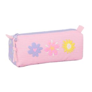 Safta Bouquet Portatodo - Cremallera - 1.20L - 210x70x80mm - Color Rosa Pastel