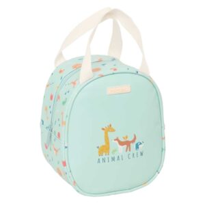 Safta Pandi Neceser Termo de 5.85L - Interior Forrado en Aluminio - Asa Superior - 190x140x220mm - Color Menta