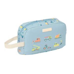 Safta Gruas Portadesayunos Termico de 1.7L - Interior Forrado en Aluminio - 215x65x120mm - Color Azul Claro