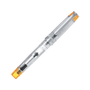 Pilot Prera Pluma Estilografica - Cuerpo Transparente - Incluye Convertidor y Cartucho de Tinta - Color Naranja