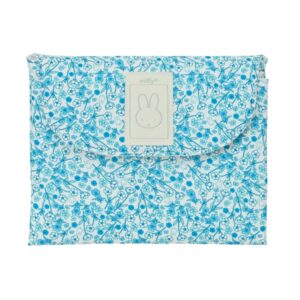 Safta Miffy Mum Garden Cambiador de Bebe Plegable - Repelente de agua - Compacto - Facil de Limpiar - 400x500mm - Color Azul Claro