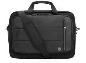 HP Renew Executive Maletin para Portatil 16" Expandible - Resistente al Agua - Compartimento Acolchado - Puerto USB‑C Externo y Paso de Cable - Bolsillo RFID y Bolsillo para Rastreador - Correa Desmontable - Color Negro