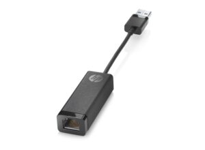 HP Adaptador USB 3.0 a Gigabit RJ45 G2 - USB‑A a Ethernet 10/100/1000 - Conectividad de Red Estable - Plug & Play - Diseño Compacto y Portatil - Color Negro