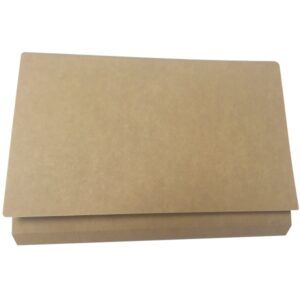 Gio By Elba Subcarpeta con Bolsa y Solapa Folio Kraft Bicolor - Resistente Cartulina de 240gr - Bolsa y Solapa para Mayor Proteccion - Diseño Bicolor Kraft