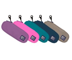 Oxford B-Hook Estuche Semirrigido Portatodo - 1 Compartimento - Gancho para Colgar - Bolsillo Interior de Rejilla - Fabricado en Material Reciclado - Colores Surtidos