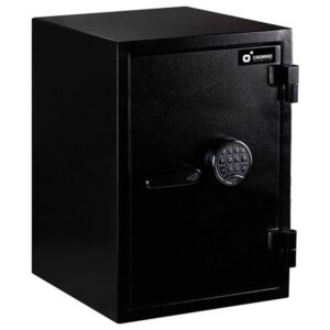 Cromad E14450 Caja Fuerte - Certificacion Europea ECB.S Nivel S2 - Cerradura Electronica con Teclado EASTHOUSE - Acero Macizo de Alta Resistencia - Sistema de Doble Bulon - 550x410x405mm